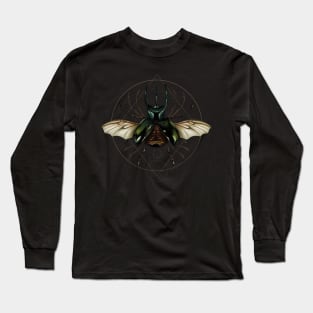 Vitruvian Beetle Long Sleeve T-Shirt